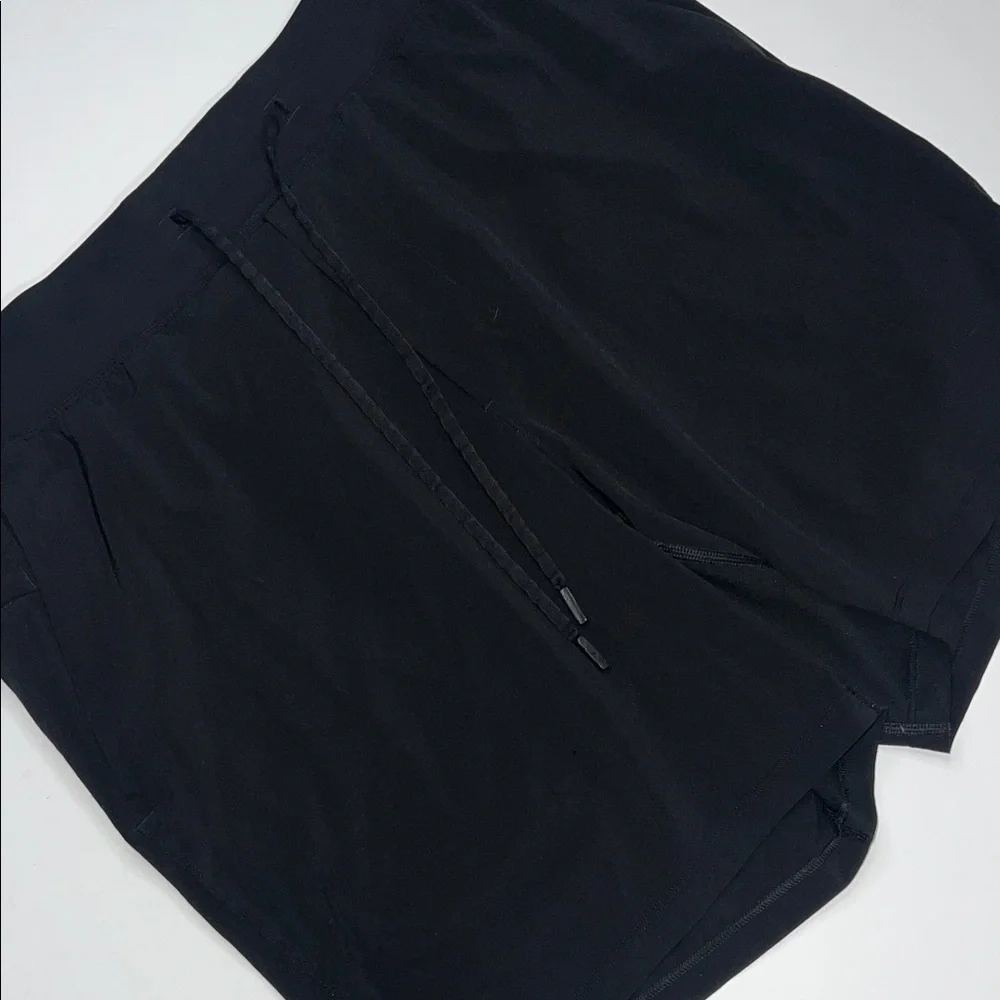 lululemon athletica Black High Waist Shorts Women’s size large